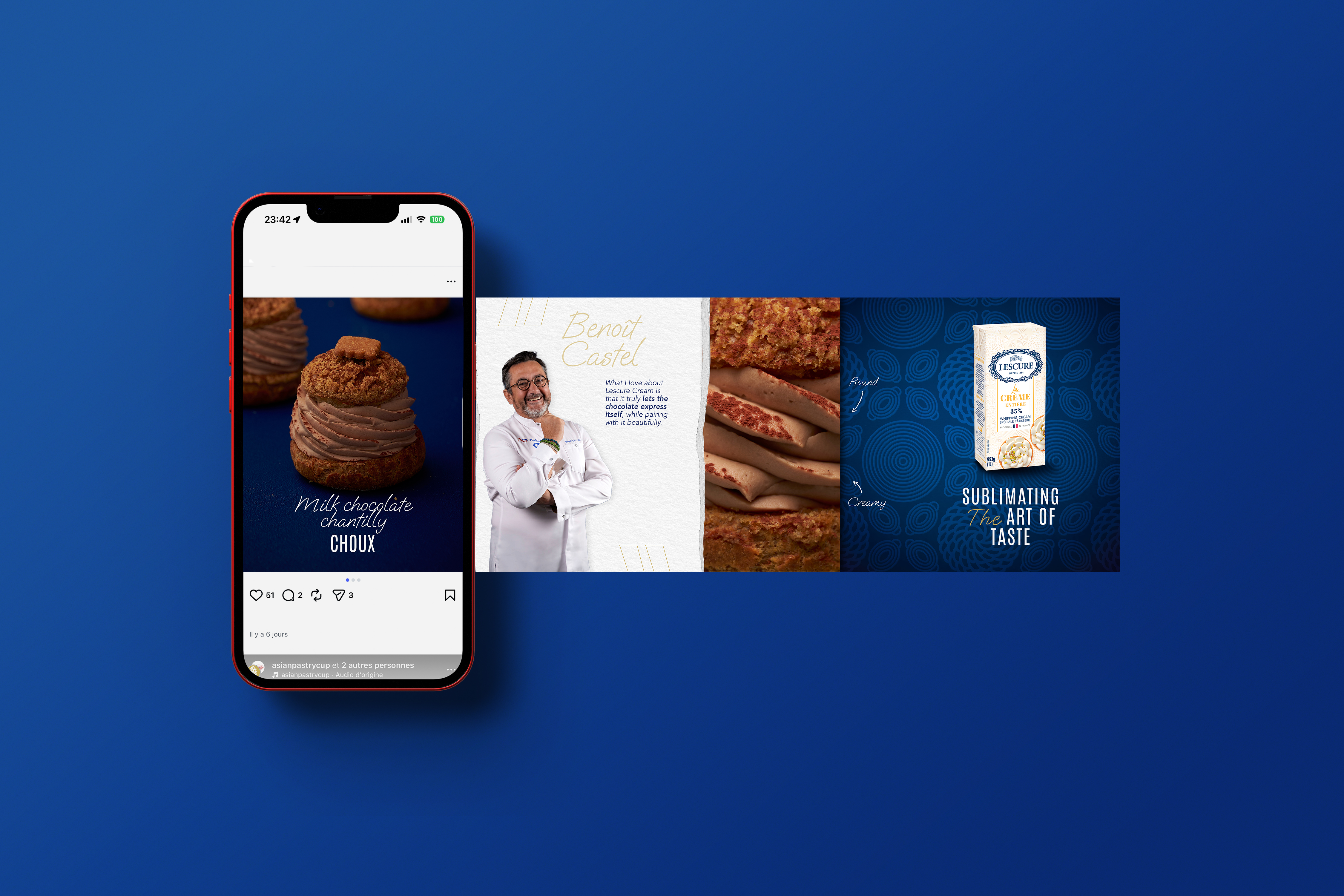 Carrousel Instagram téléphone