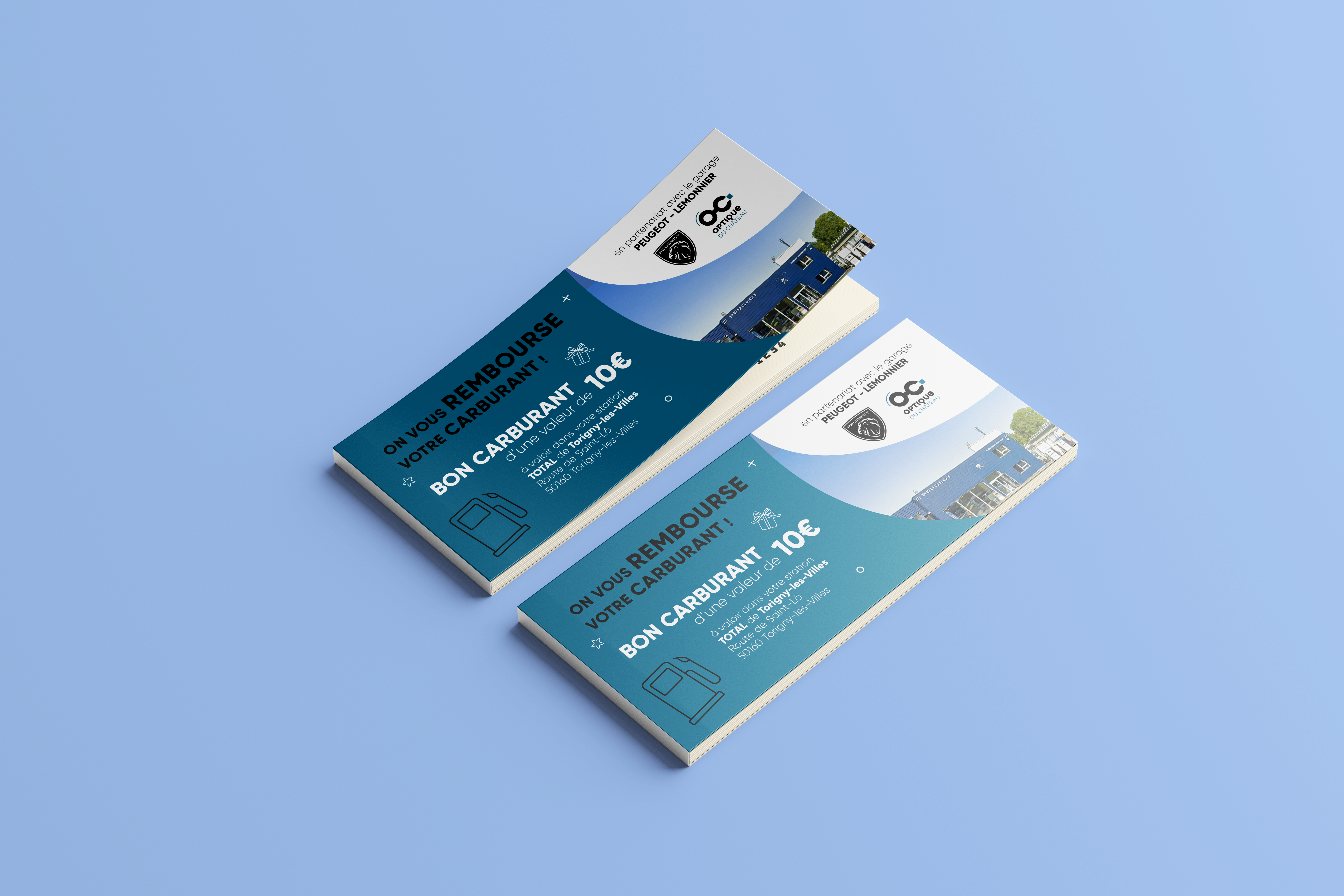 Chéquiers bons de réduction